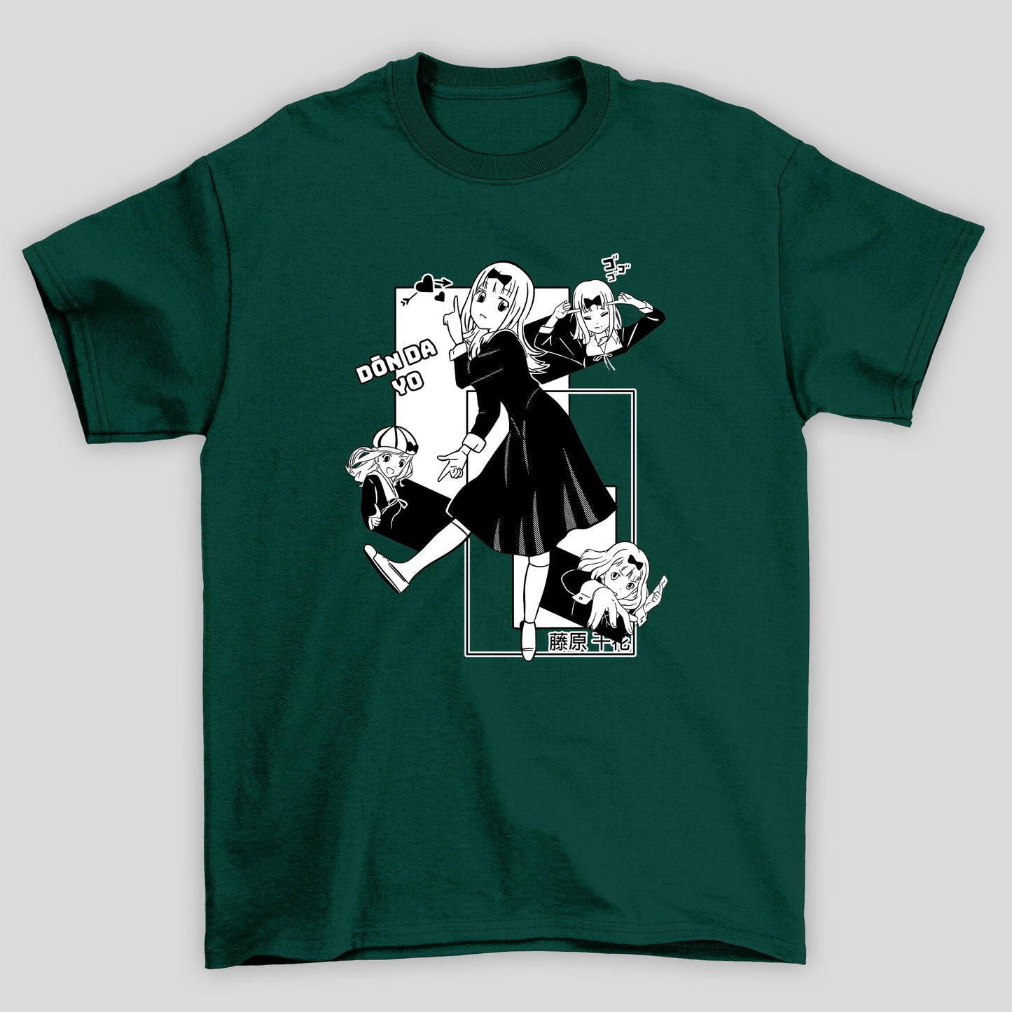 Camiseta Básica Unissex Chika Fujiwara Dancando Kaguya-sama