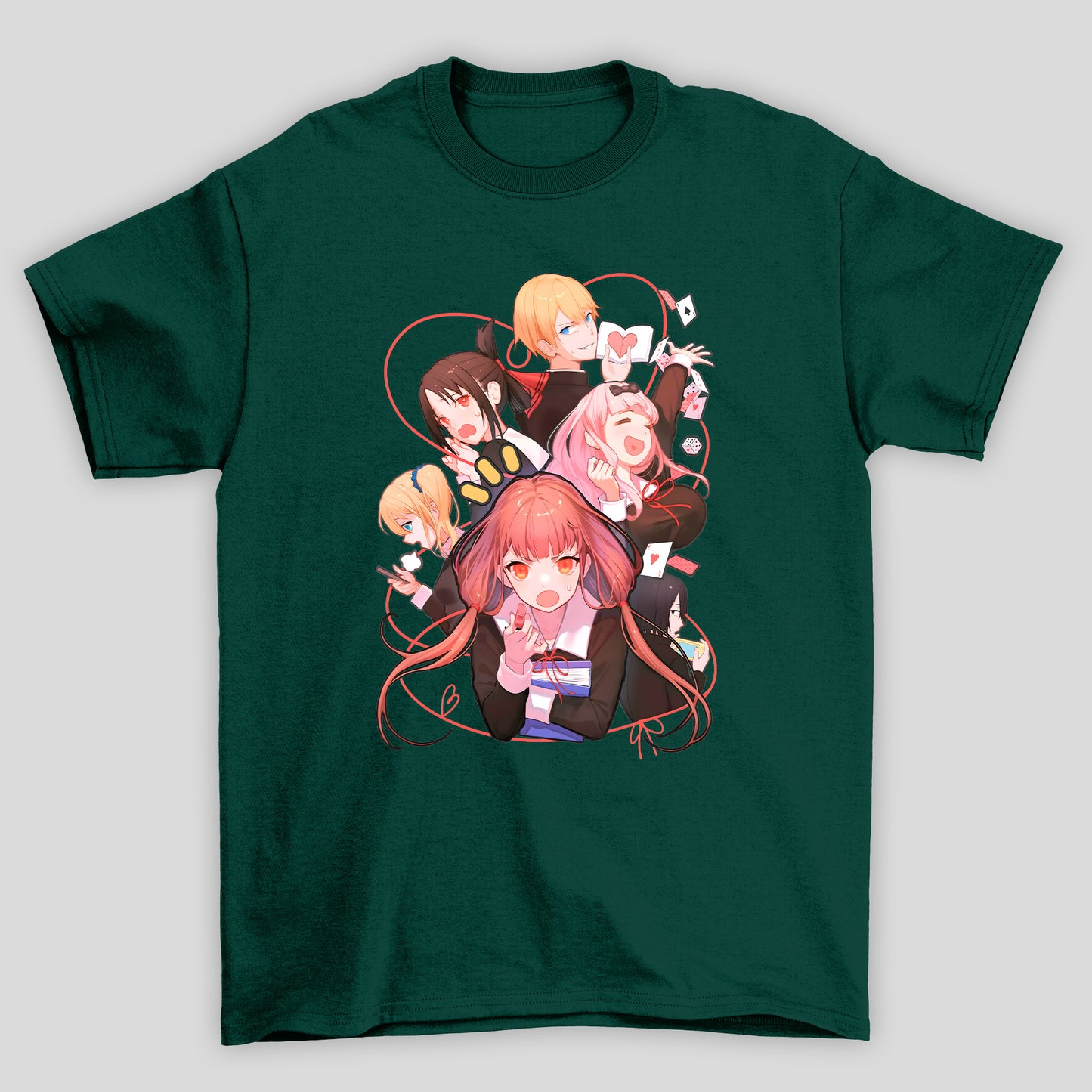 Camiseta Básica Unissex Personagens Kaguya-sama two
