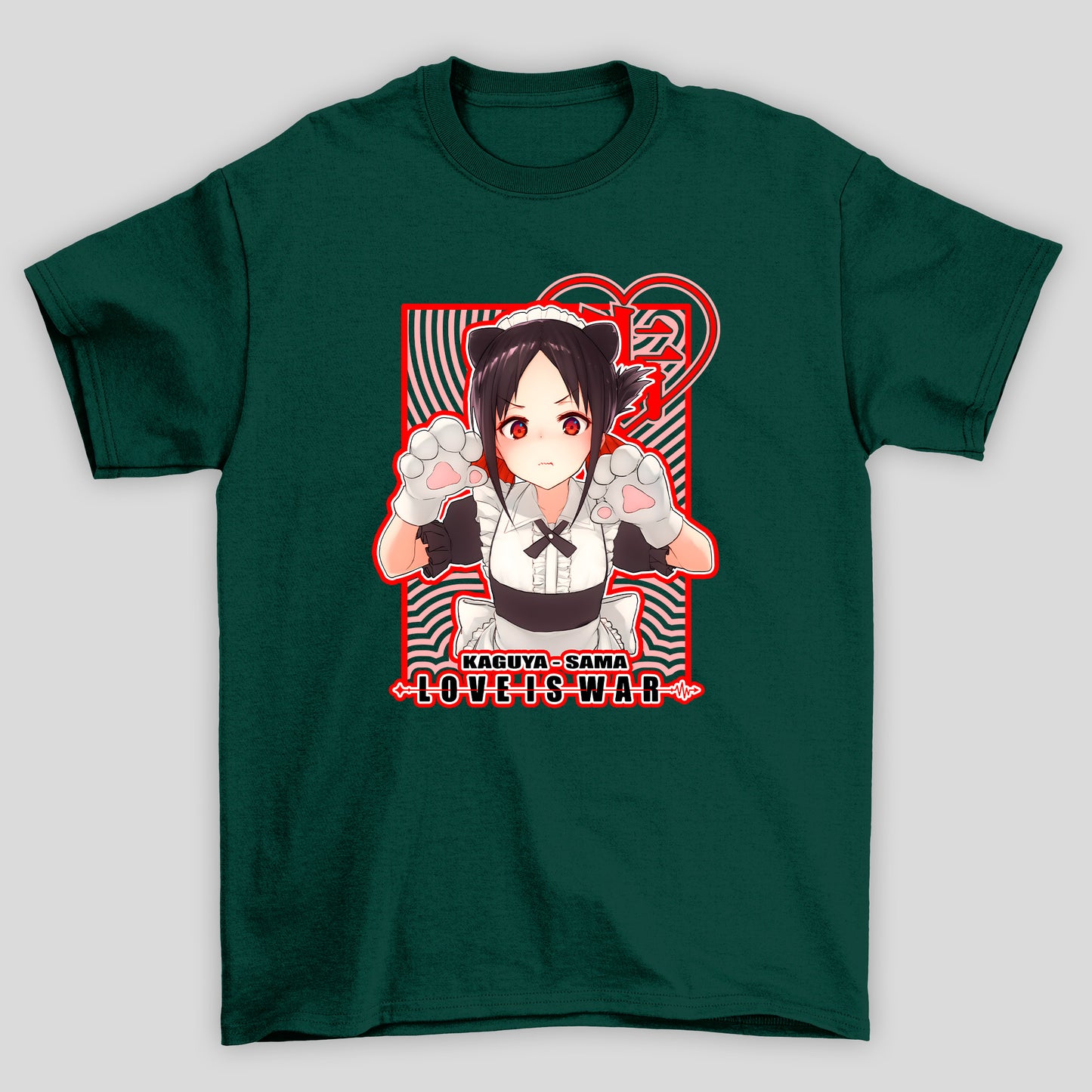 Camiseta Básica Unissex Neko Maid Love is War Kaguya-sama