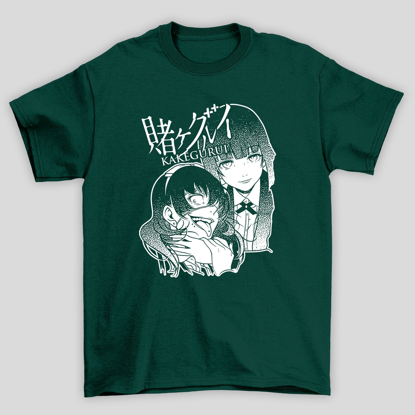 Camiseta Básica Unissex Yumeko Midari Kanji Kakegurui