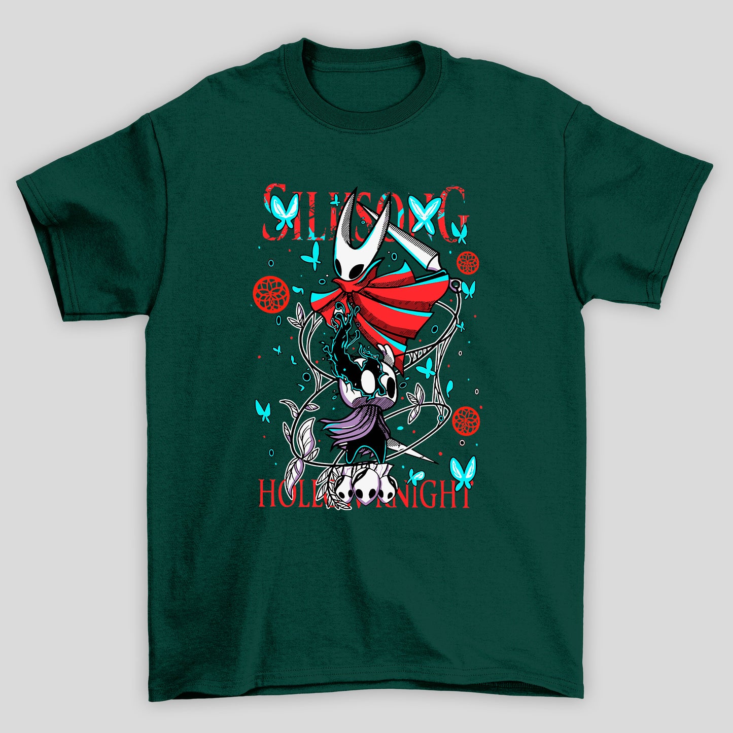 Camiseta Básica Unissex Hollow Knight Hornet Knight