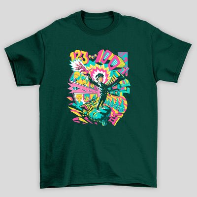 Camiseta Básica Unissex Shigeo Kageyama Psicodelico Mob Psycho 100