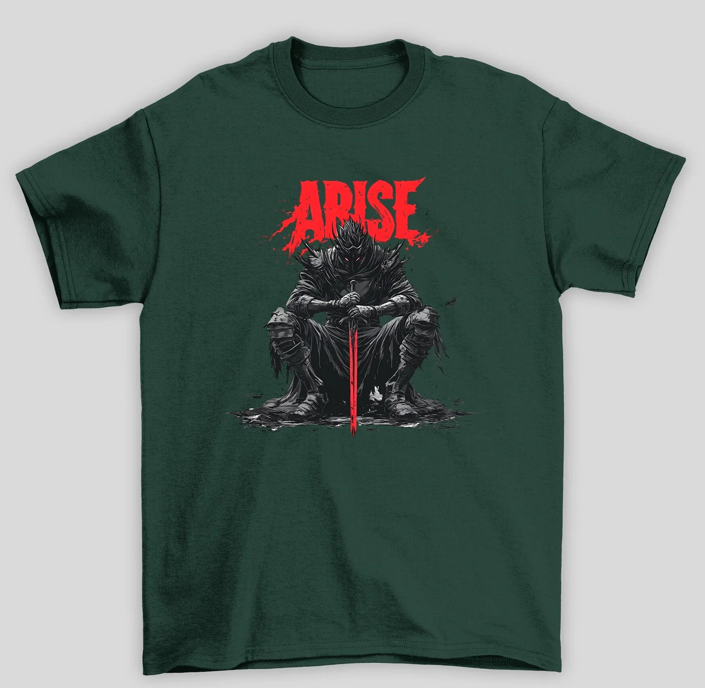 Camiseta Básica Unissex Solo Leveling Arise Cavaleiro