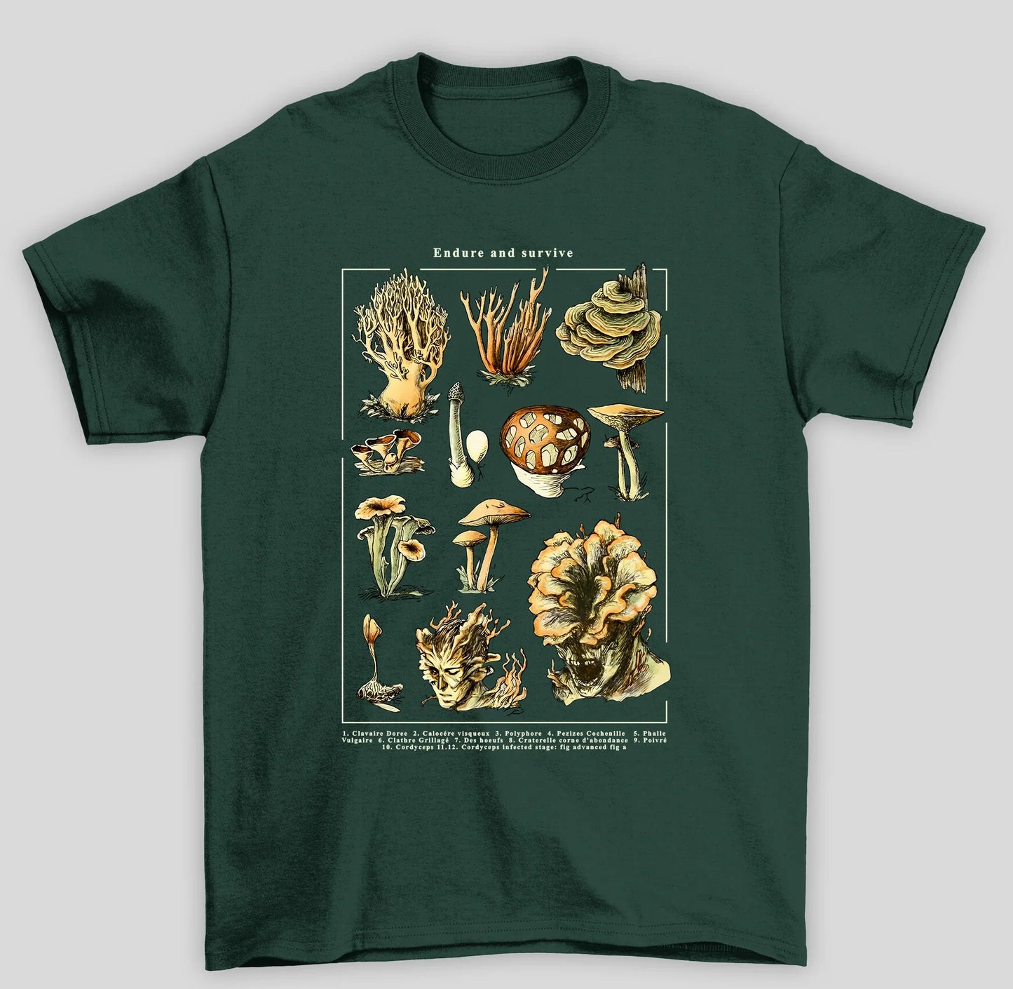 Camiseta Básica Unissex The Last Of Us Cordyceps