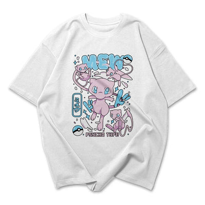 Camiseta Oversized Pokemon Mew Collab