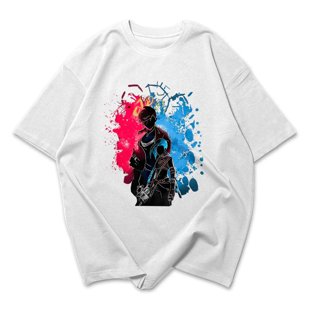 Camiseta Oversized Sister Arcane League Of Legends