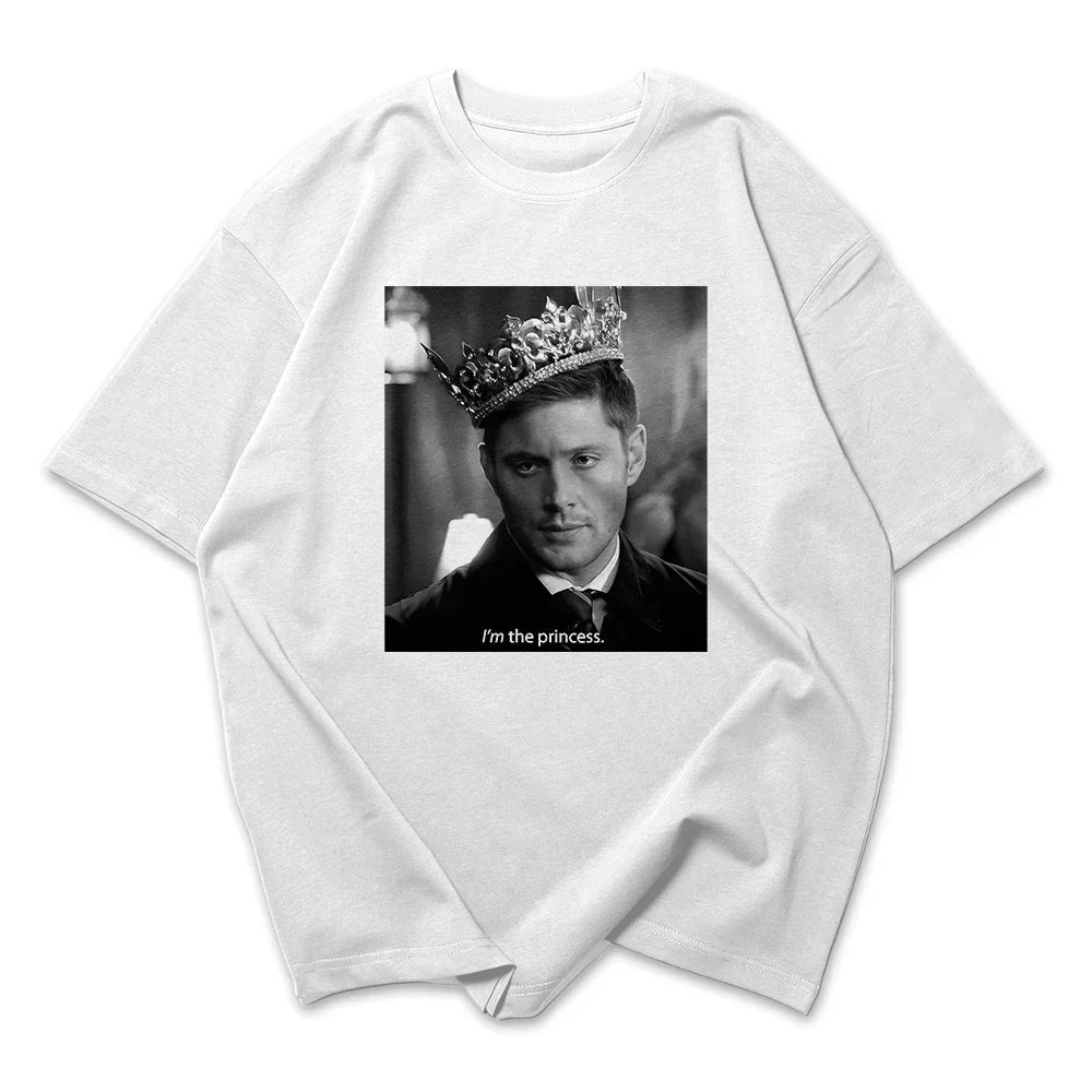 Camiseta Oversized Supernatural I'm The Princess Dean
