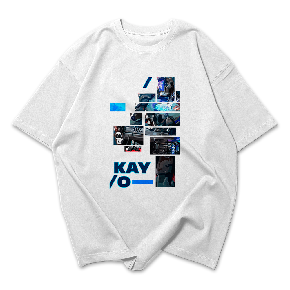 Camiseta Oversized Valorant Kayo Quadrados