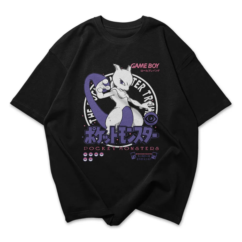 Camiseta Oversized Pokemon Mewtwo