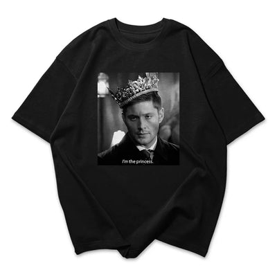 Camiseta Oversized Supernatural I'm The Princess Dean