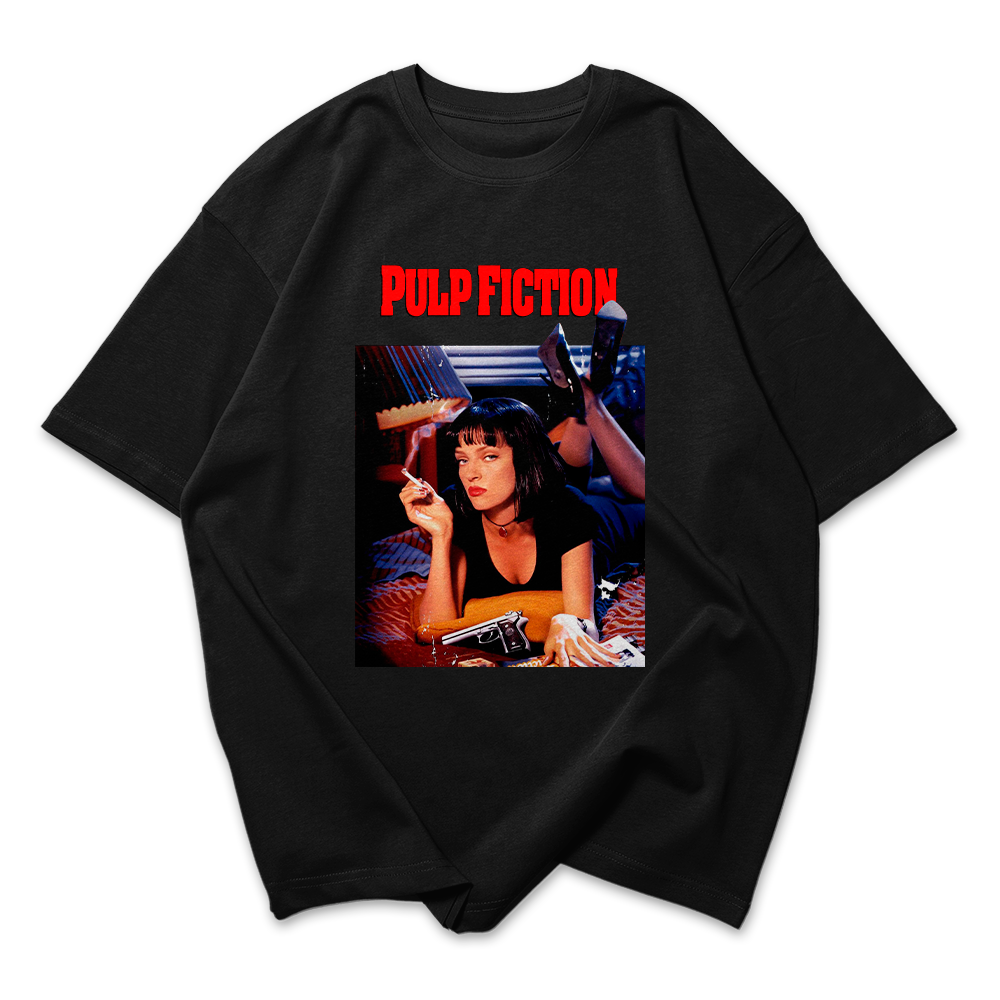 Camiseta Oversized Pulp Fiction Movie