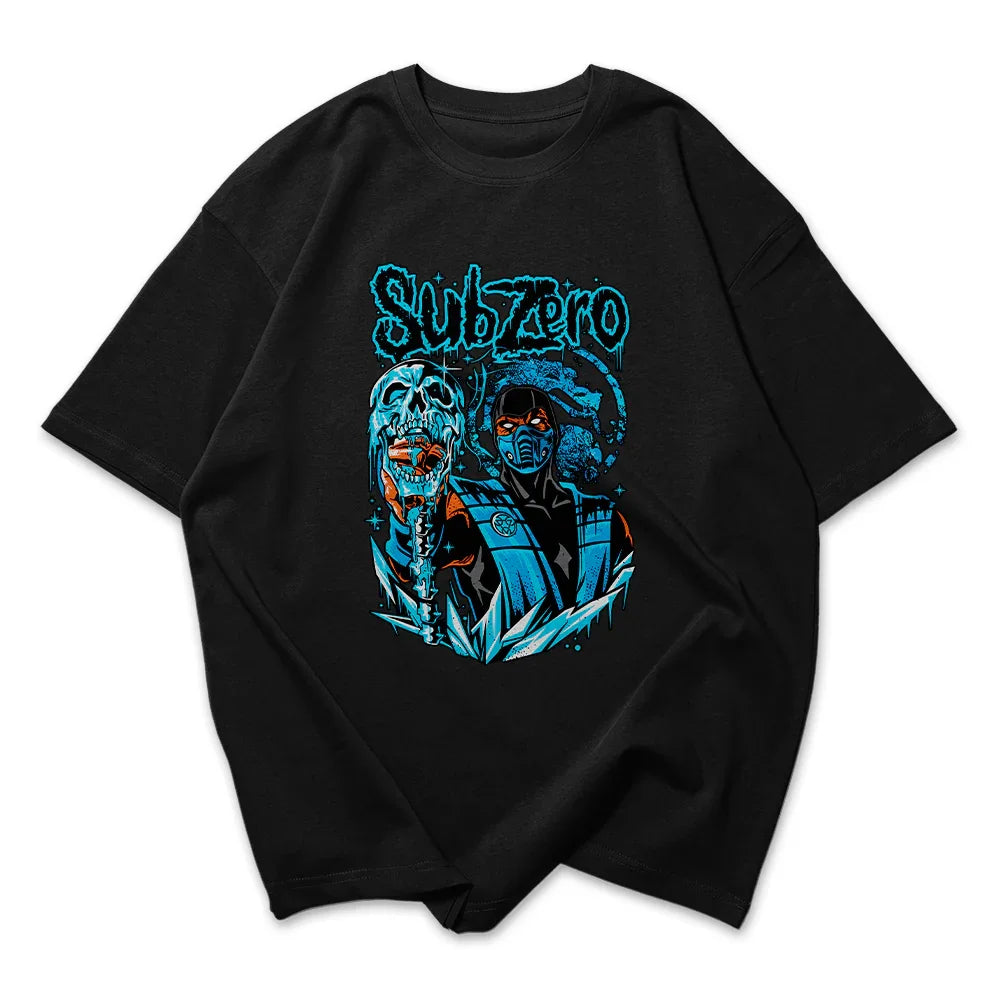 Camiseta Oversized Mortal Kombat Ninja Subzero
