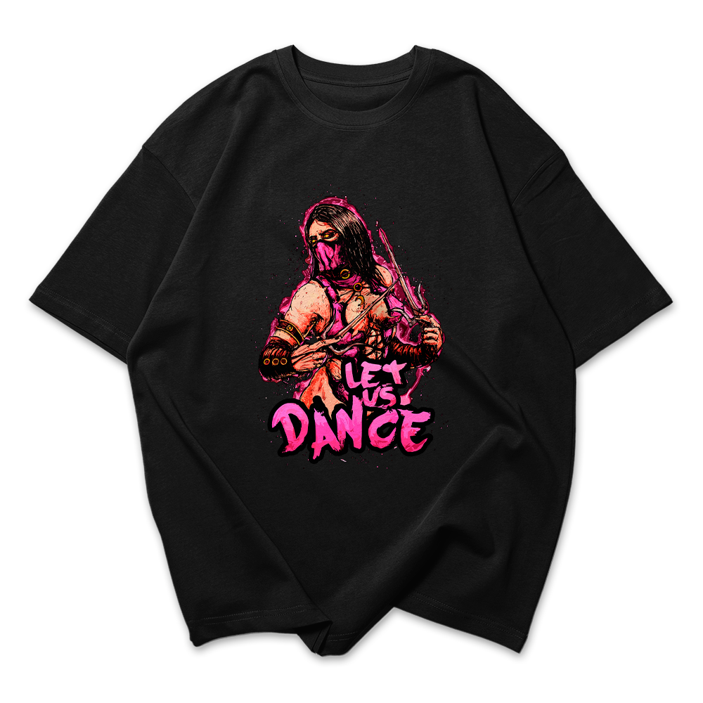 Camiseta Oversized Milena Let's Us Dance Mortal Kombat