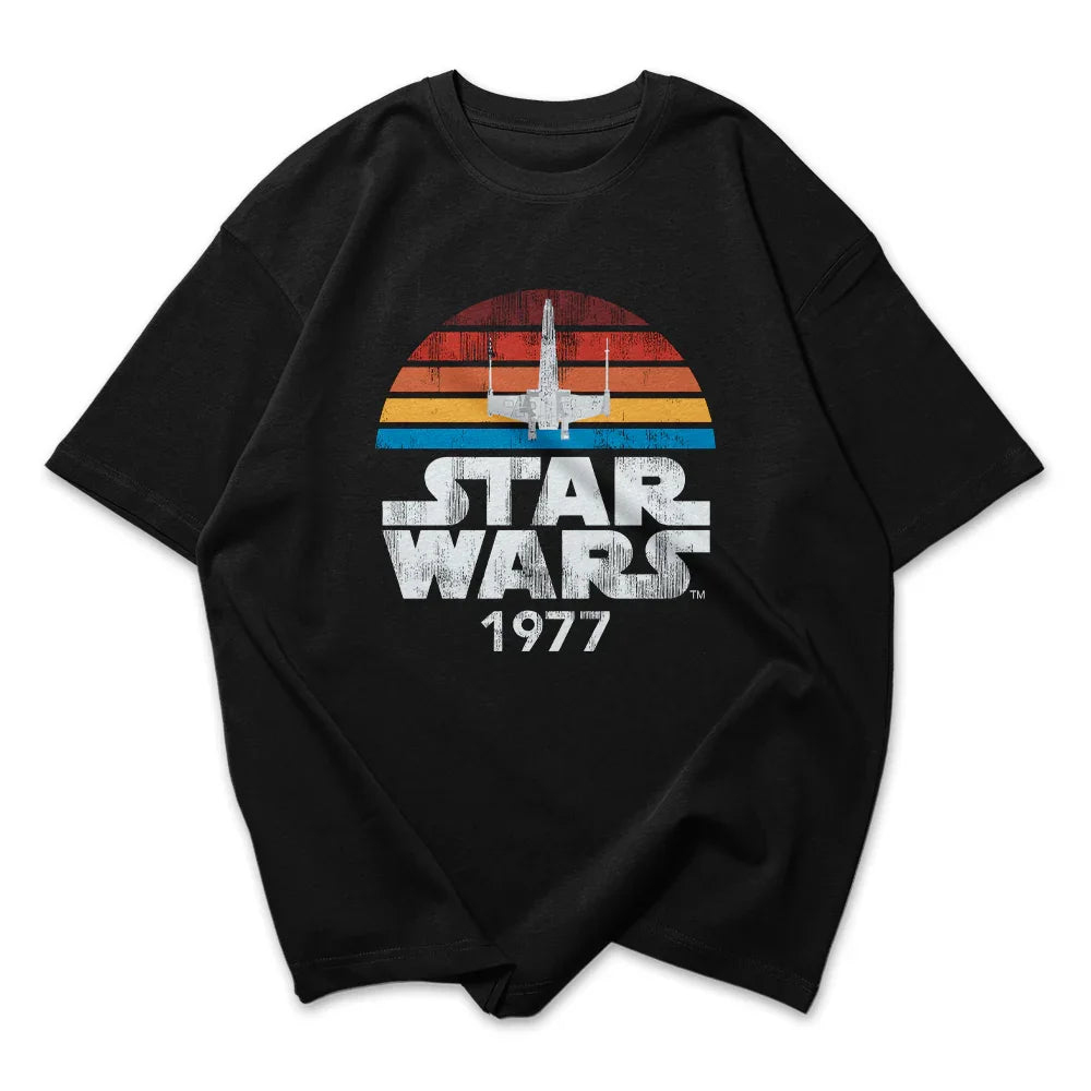 Camiseta Oversized Star Wars 1977 Retro