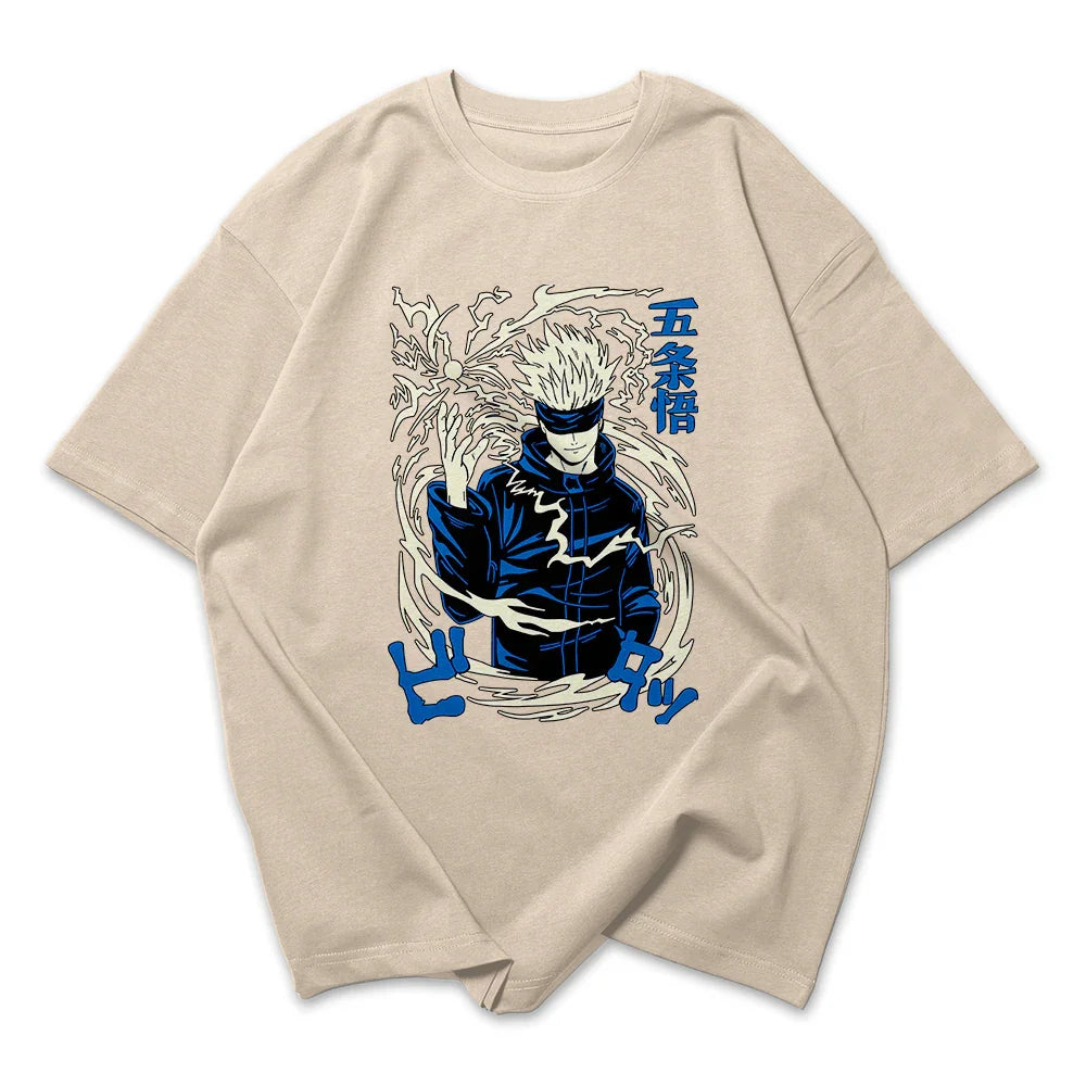 Camiseta Oversized Jujutsu Kaisen Gojo Satoru