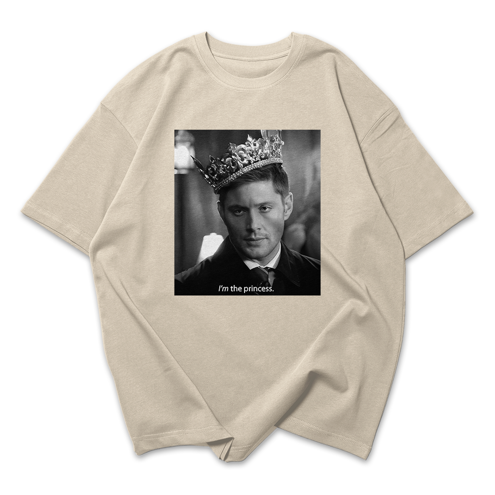 Camiseta Oversized Supernatural I'm The Princess Dean