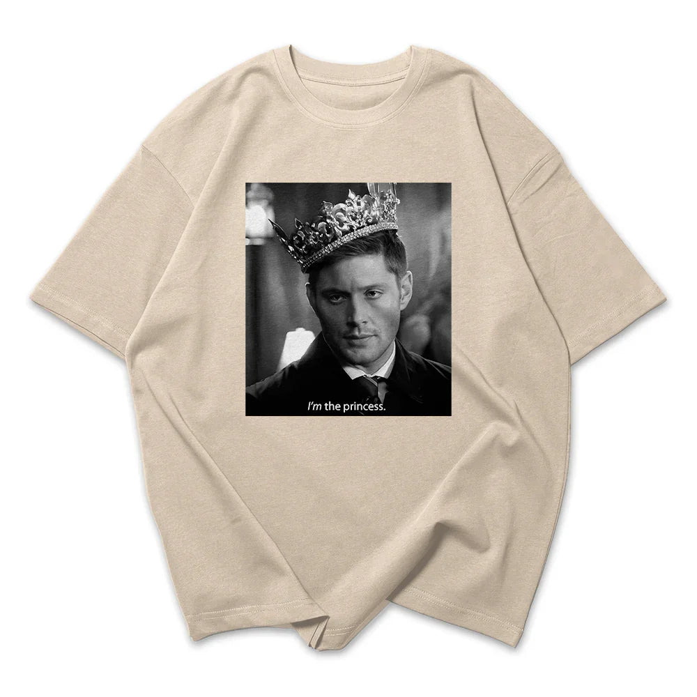 Camiseta Oversized Supernatural I'm The Princess Dean