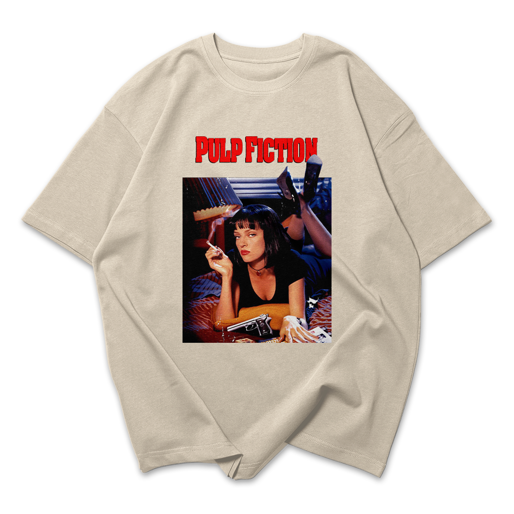 Camiseta Oversized Pulp Fiction Movie
