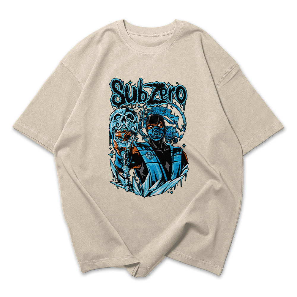 Camiseta Oversized Mortal Kombat Ninja Subzero