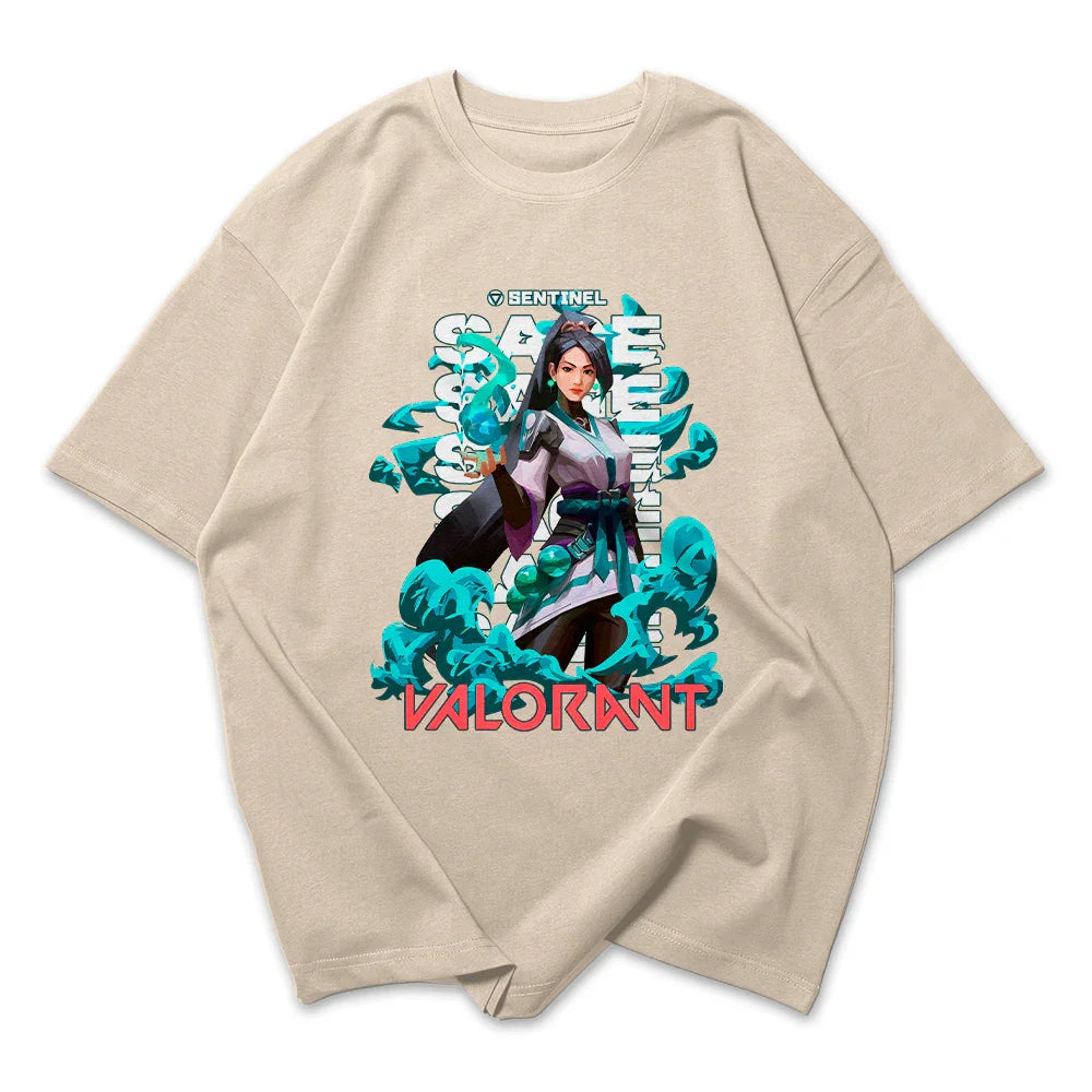 Camiseta Oversized Sage Sentinel Valorant