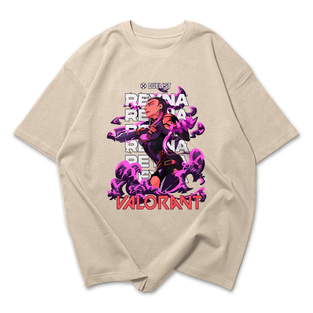 Camiseta Oversized Reyna Duaelist Valorant