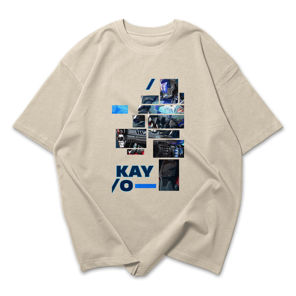 Camiseta Oversized Valorant Kayo Quadrados