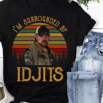 Camiseta Básica Unissex IDJITS Supernatural Preto