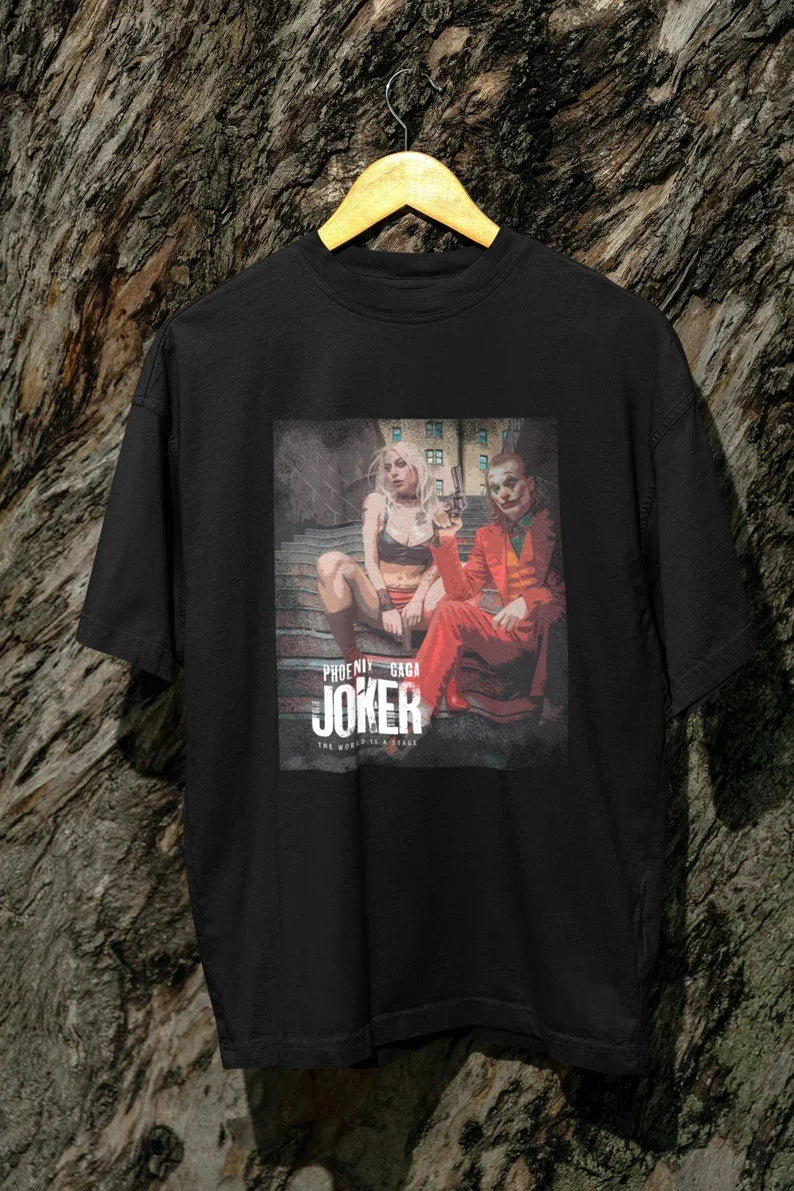 Camiseta Básica Unissex Joker 2 Folie À Deux Preto