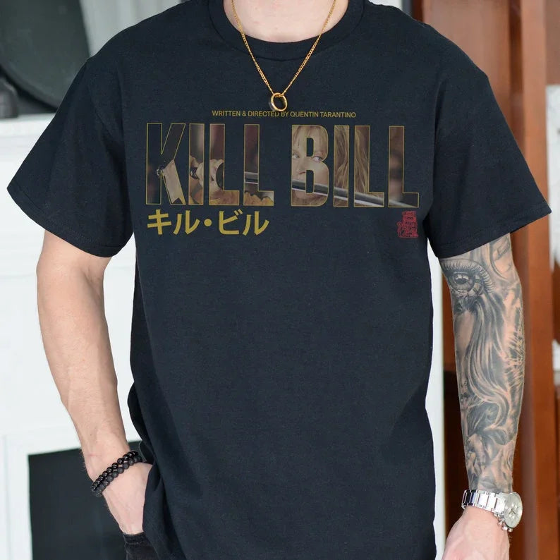 Camiseta Básica Unissex Kill Bill katana