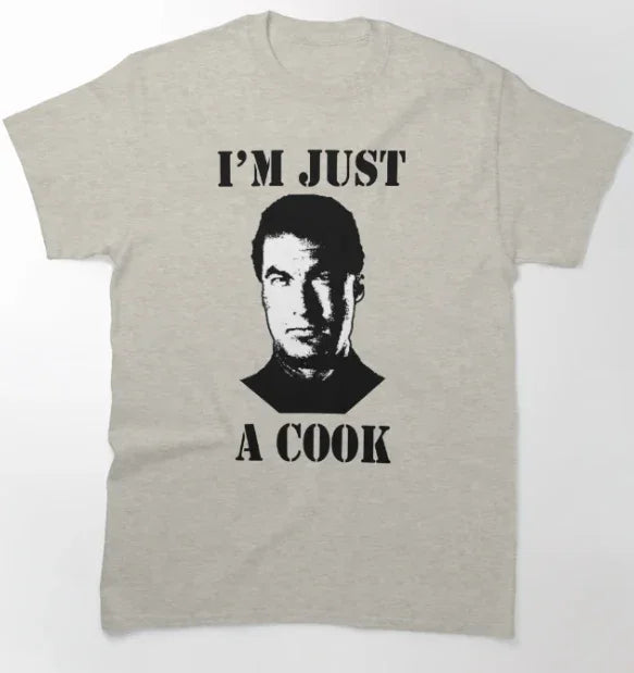 Camiseta Básica Unissex Seagal Just a Cook Classic