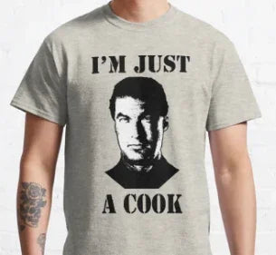 Camiseta Básica Unissex Seagal Just a Cook Classic