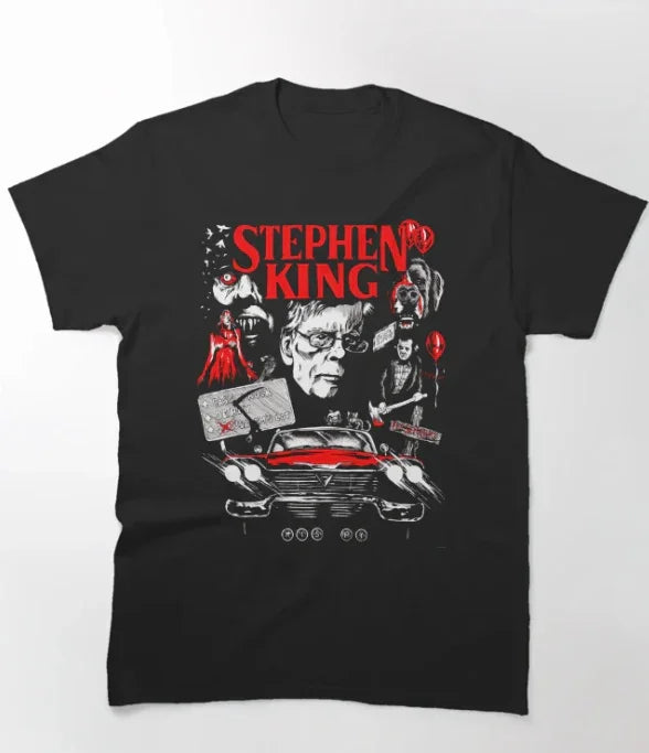 CAMISETA BASICA UNISEX The King Classic-preto