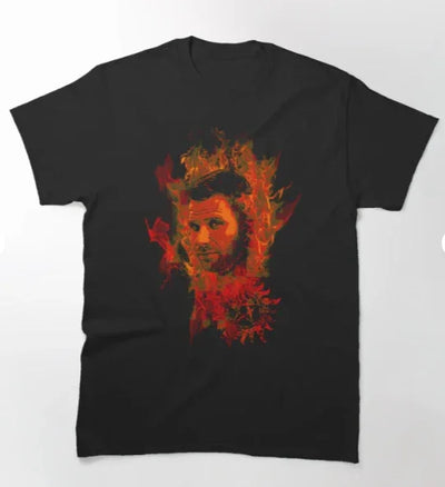 Camiseta Básica Unissex Luci In Flames Preto