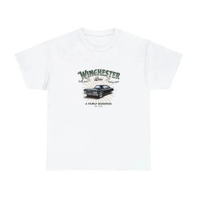 Camiseta Básica Unissex Winchester Bros Car Branco