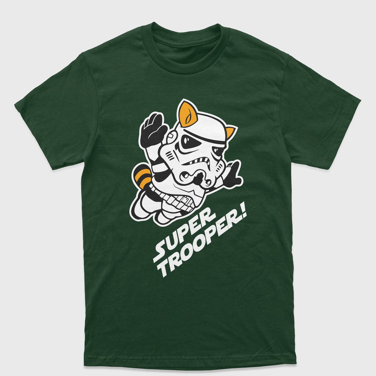 Camiseta Básica Unissex Super Trooper Mario