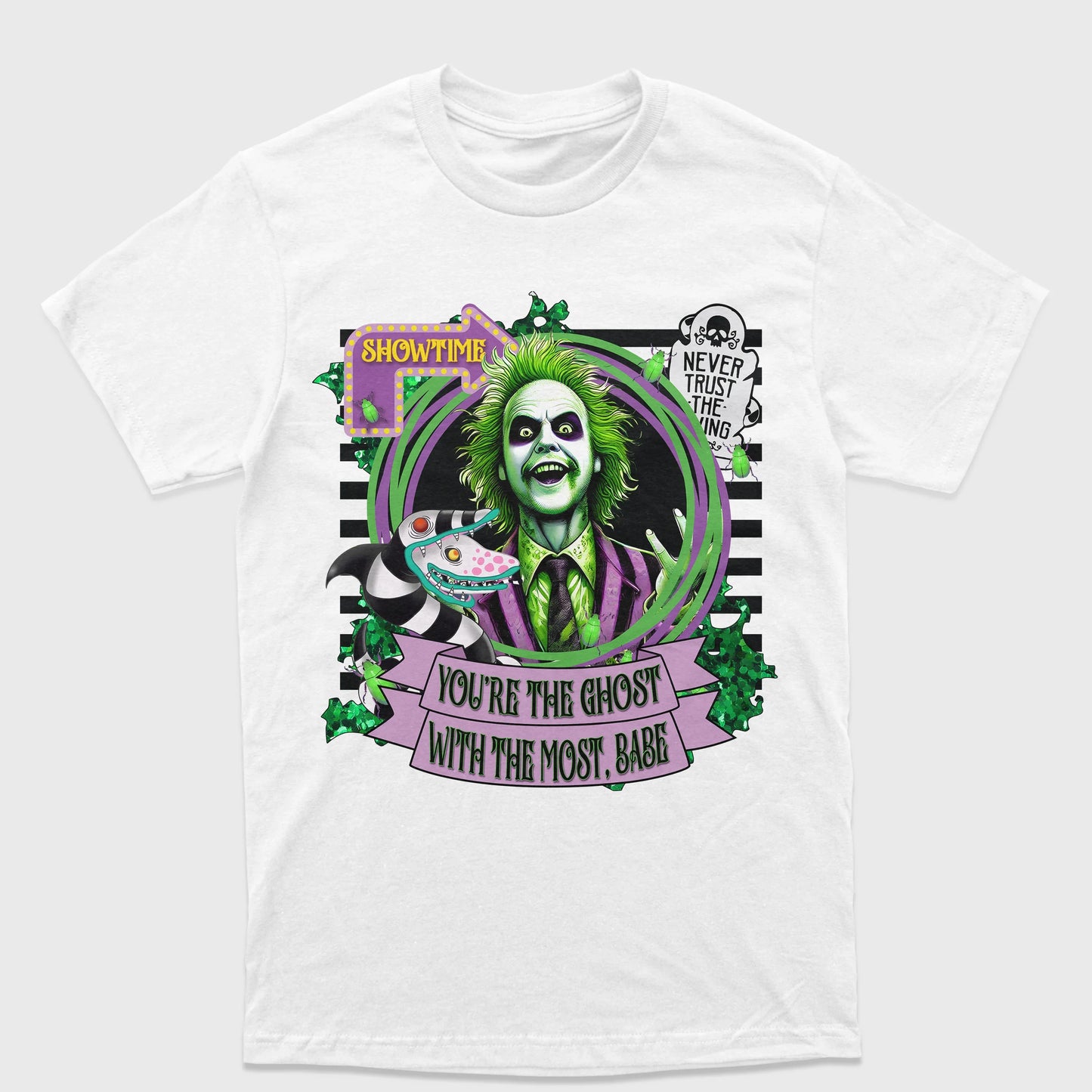 Camiseta Básica Unissex Beetlejuice You Are The Ghost