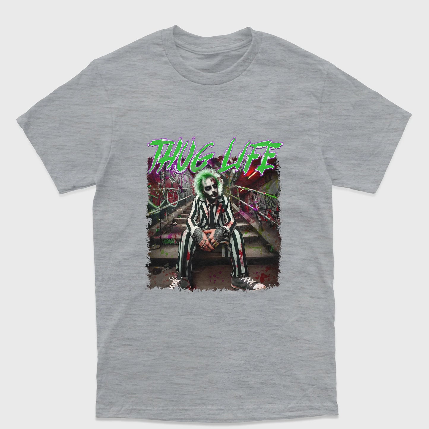 Camiseta Básica Unissex Thug Life Beetlejuice