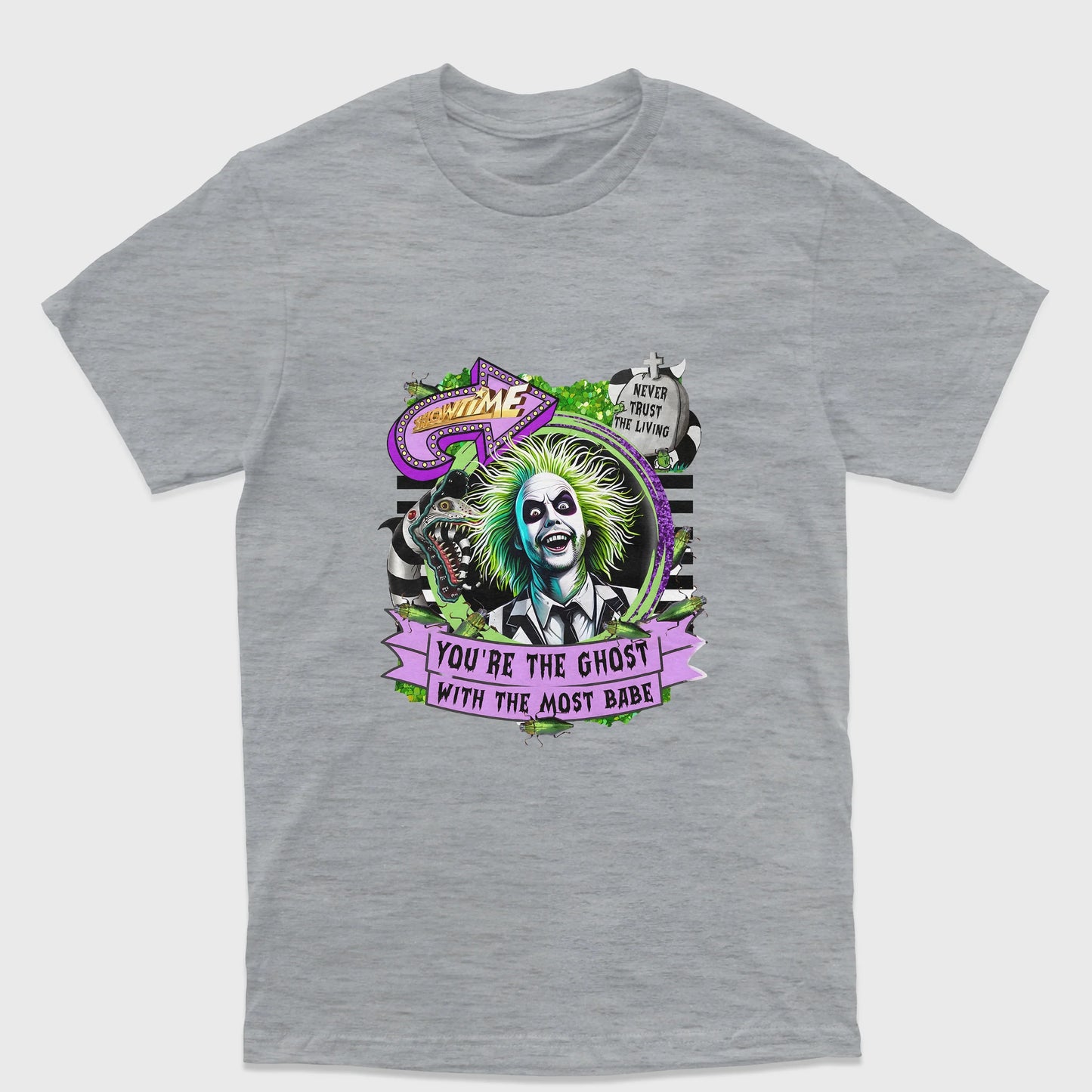 Camiseta Básica Unissex You Are The Ghost Beetlejuice