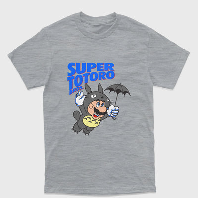 Camiseta Básica Unissex Super Mario Totoro