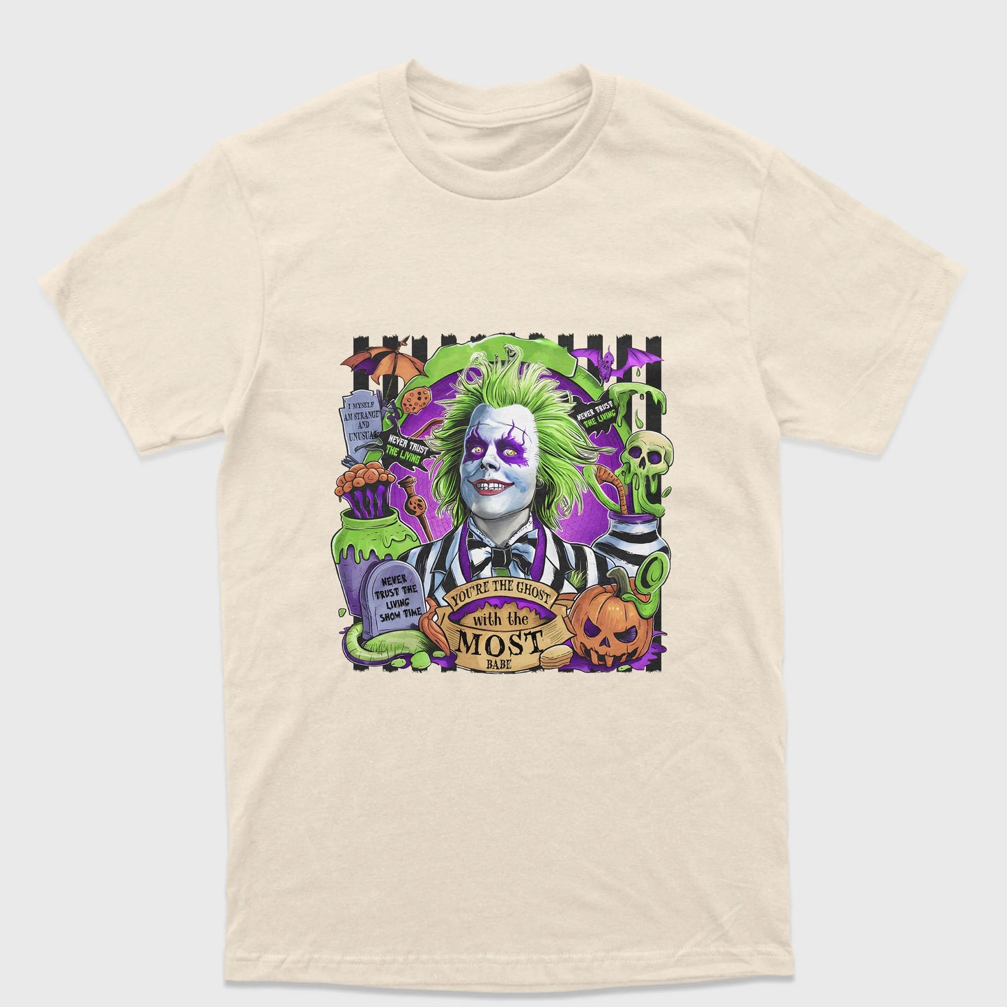 Camiseta Básica Unissex Beetlejuice You Are The Ghost