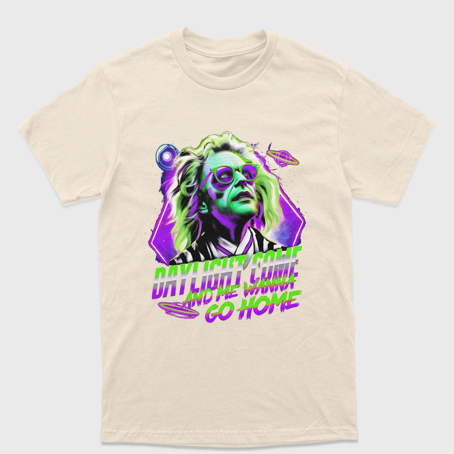 Camiseta Básica Unissex Daylight Come Beetlejuice