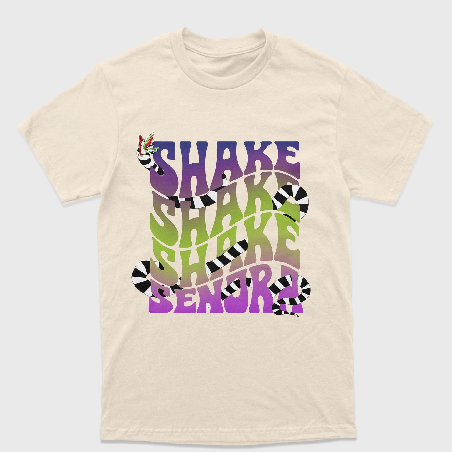 Camiseta Básica Unissex Shake Shake Beetlejuice