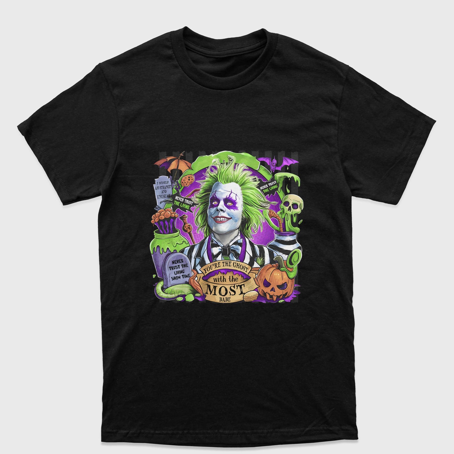 Camiseta Básica Unissex Beetlejuice You Are The Ghost