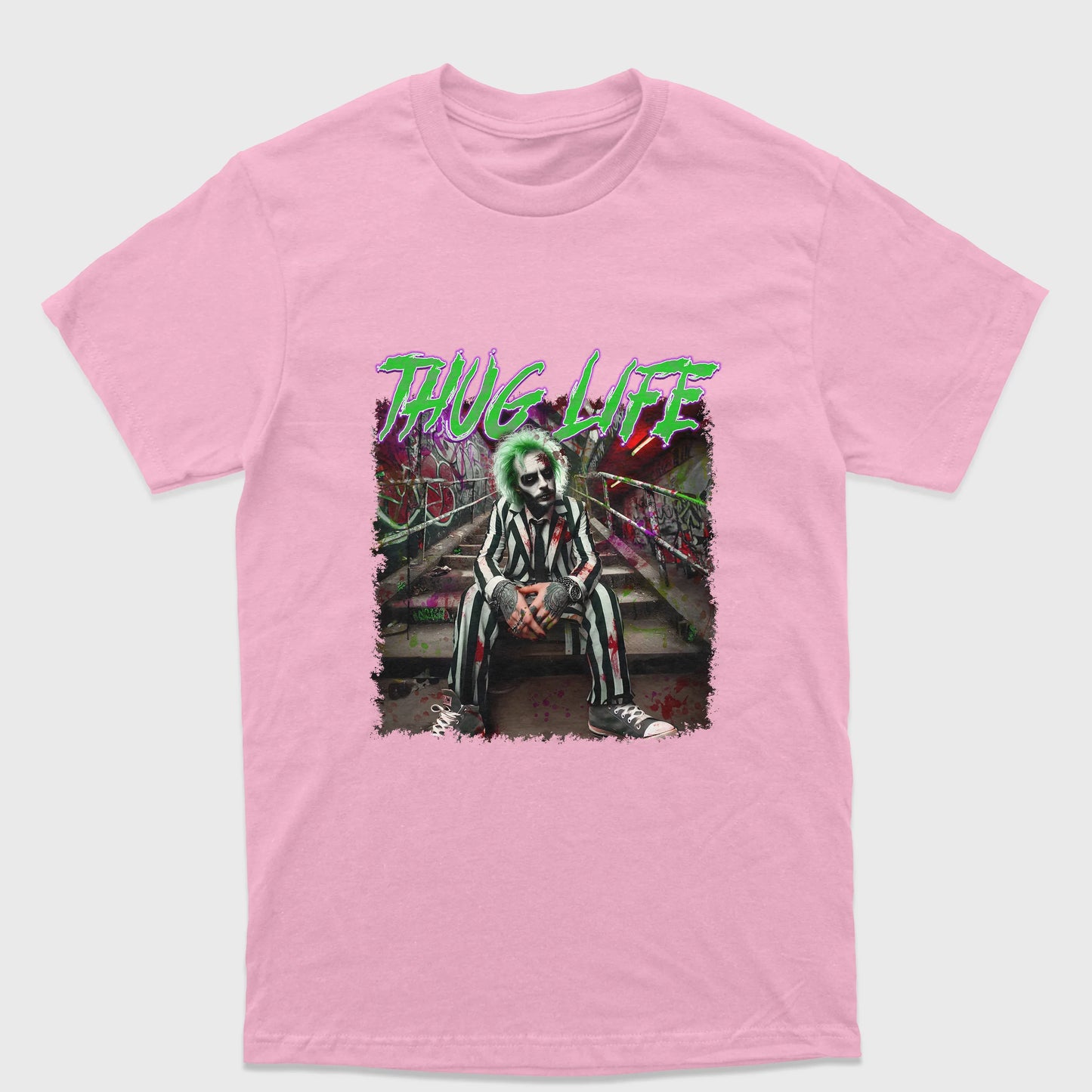 Camiseta Básica Unissex Thug Life Beetlejuice