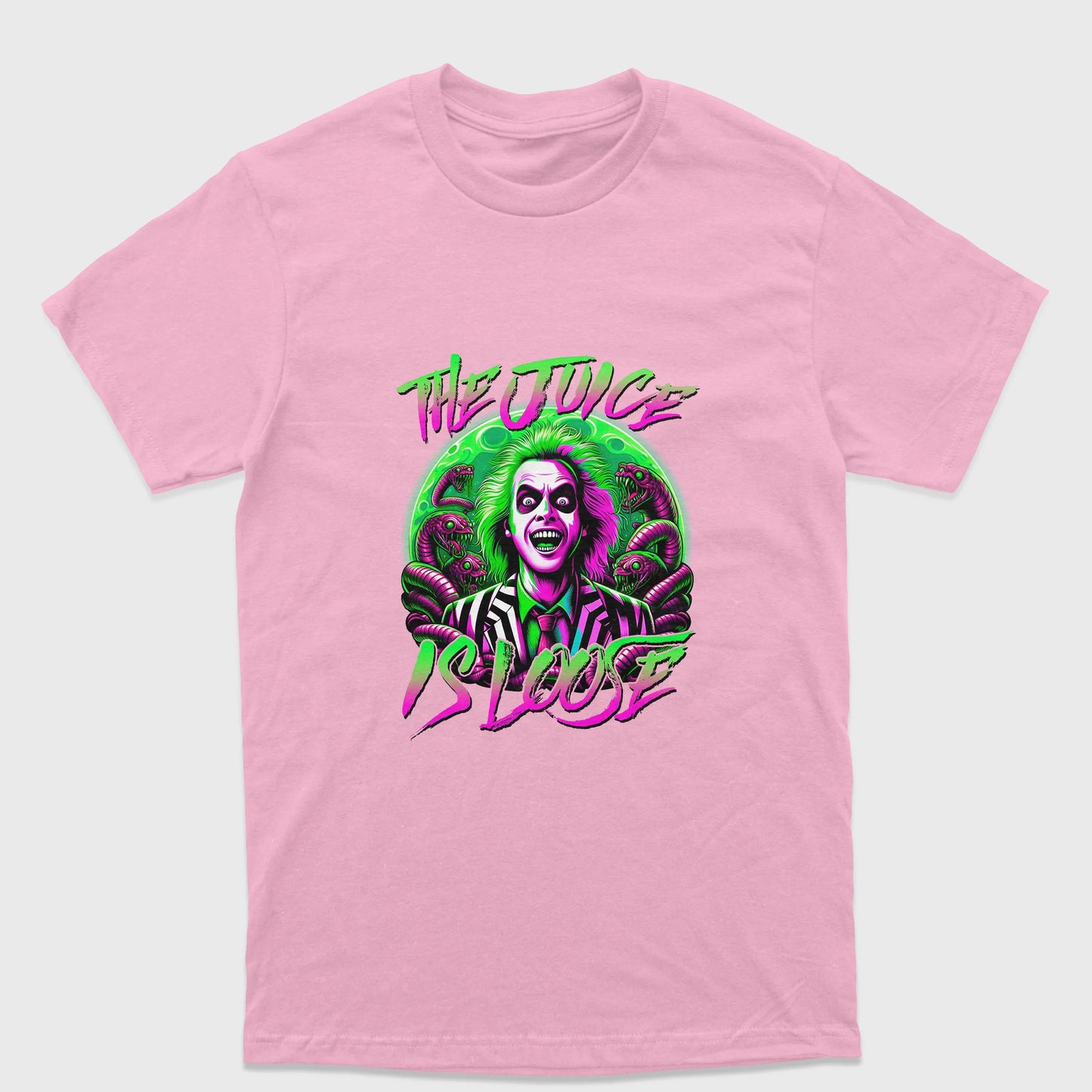 Camiseta Básica Unissex Beetlejuice The Juice Is Loose