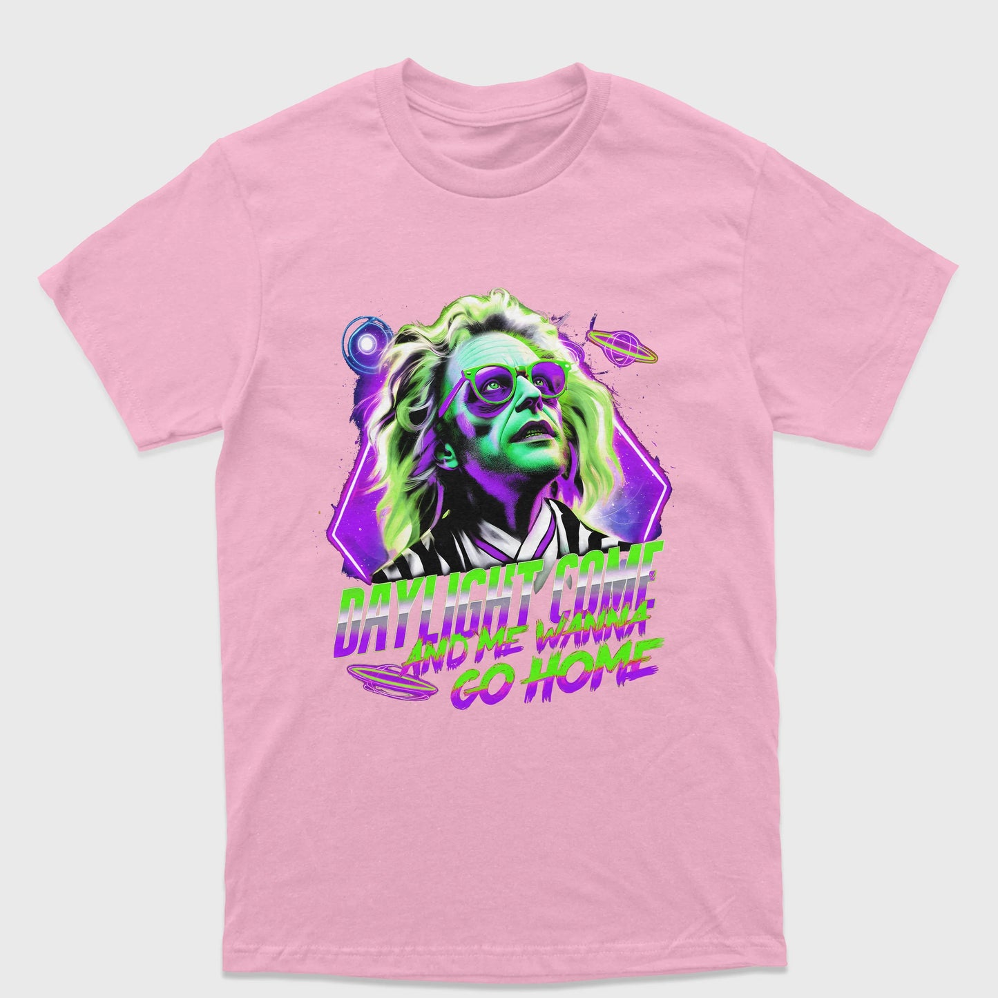 Camiseta Básica Unissex Daylight Come Beetlejuice