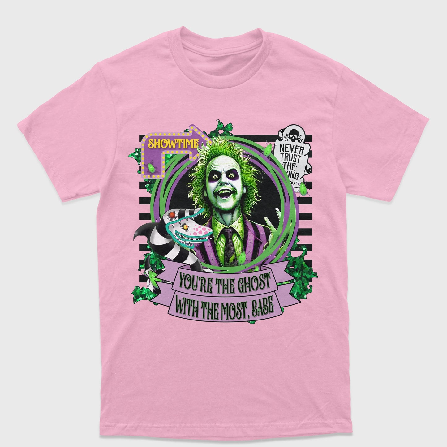 Camiseta Básica Unissex Beetlejuice You Are The Ghost