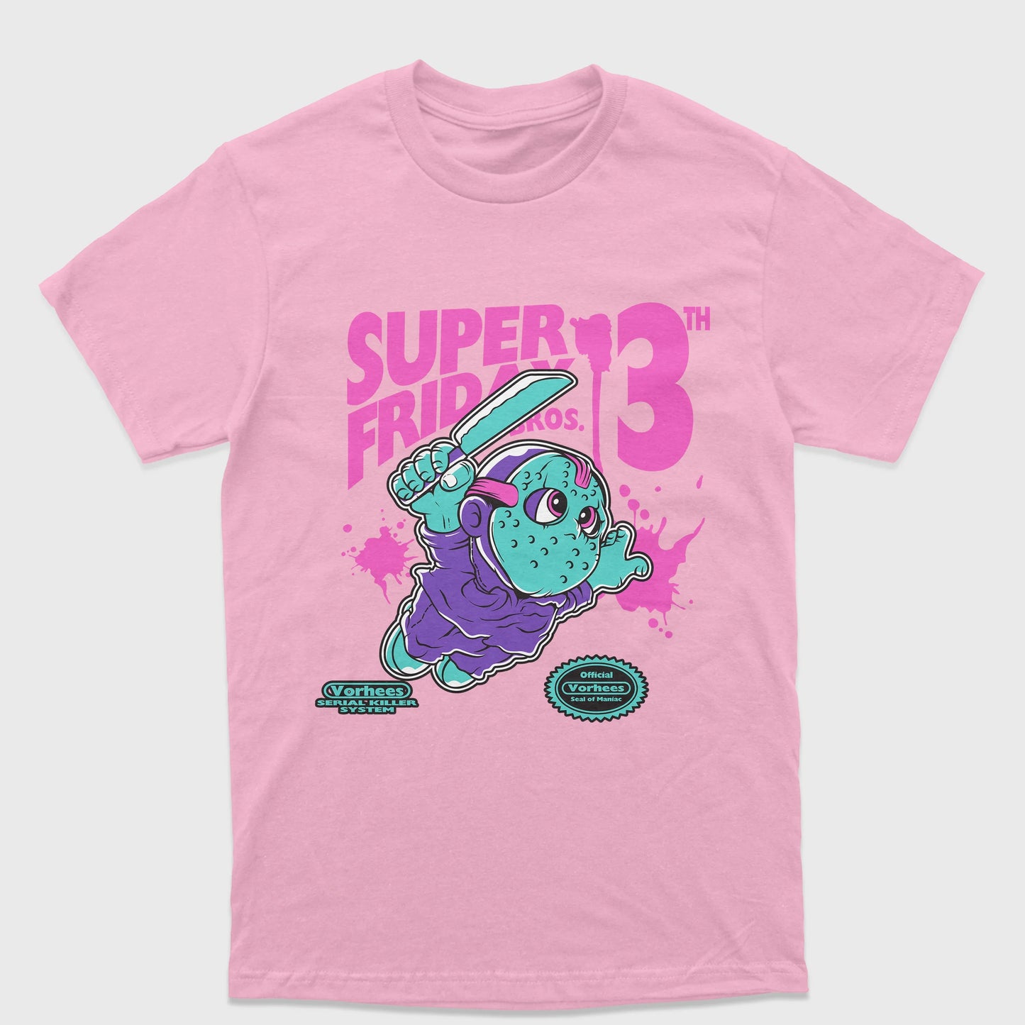 Camiseta Básica Unissex Super Mario Sexta Feira 13