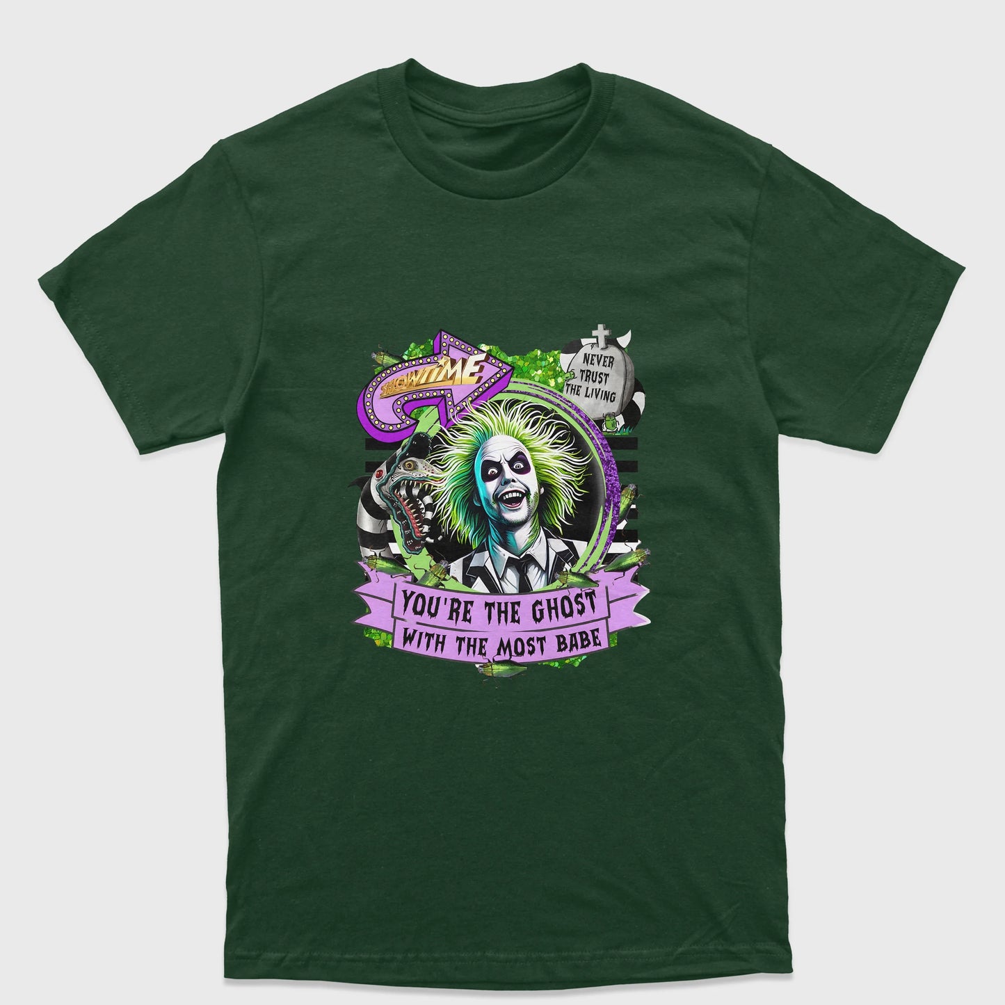 Camiseta Básica Unissex You Are The Ghost Beetlejuice