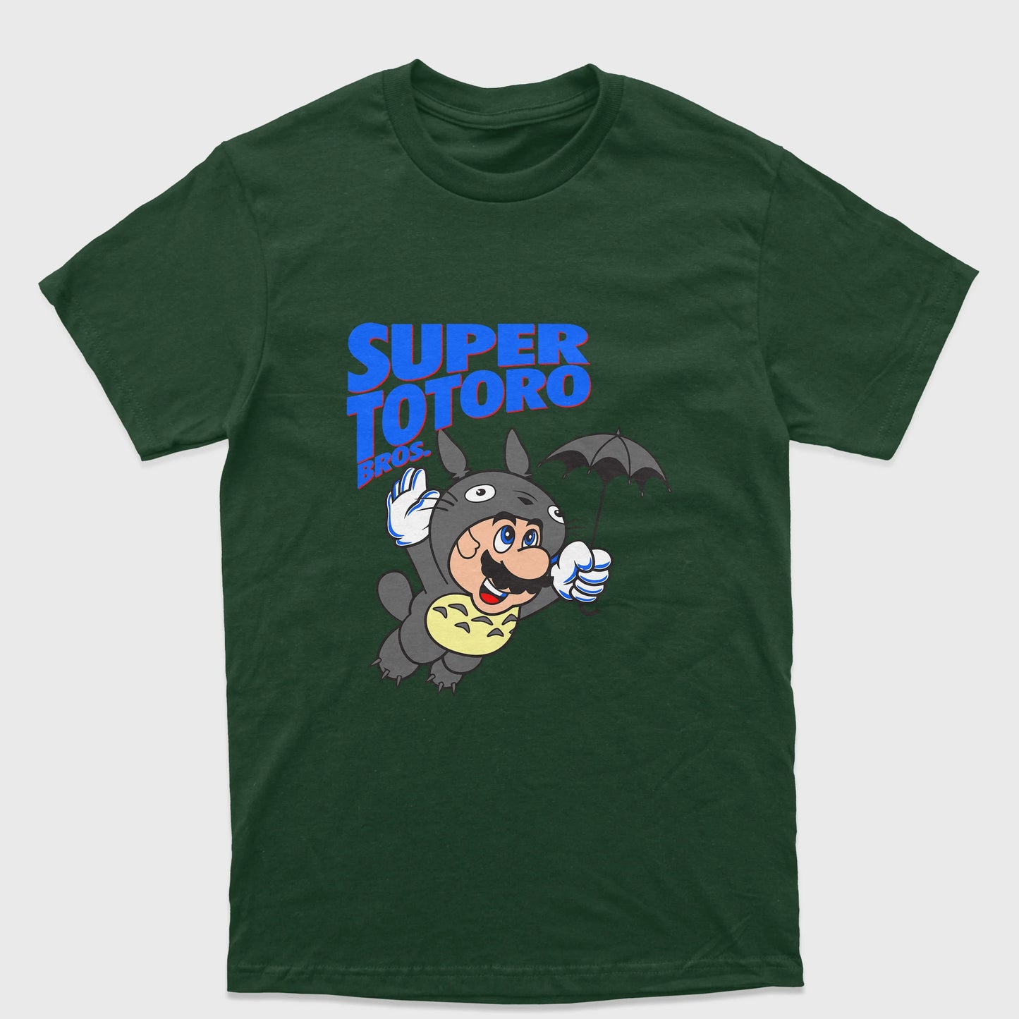 Camiseta Básica Unissex Super Mario Totoro